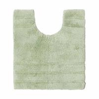 WC-VORLEGER Spa Supreme 50/55 cm, Baumwolle - Salbeigrün, Textil (50/55cm) - Homescapes