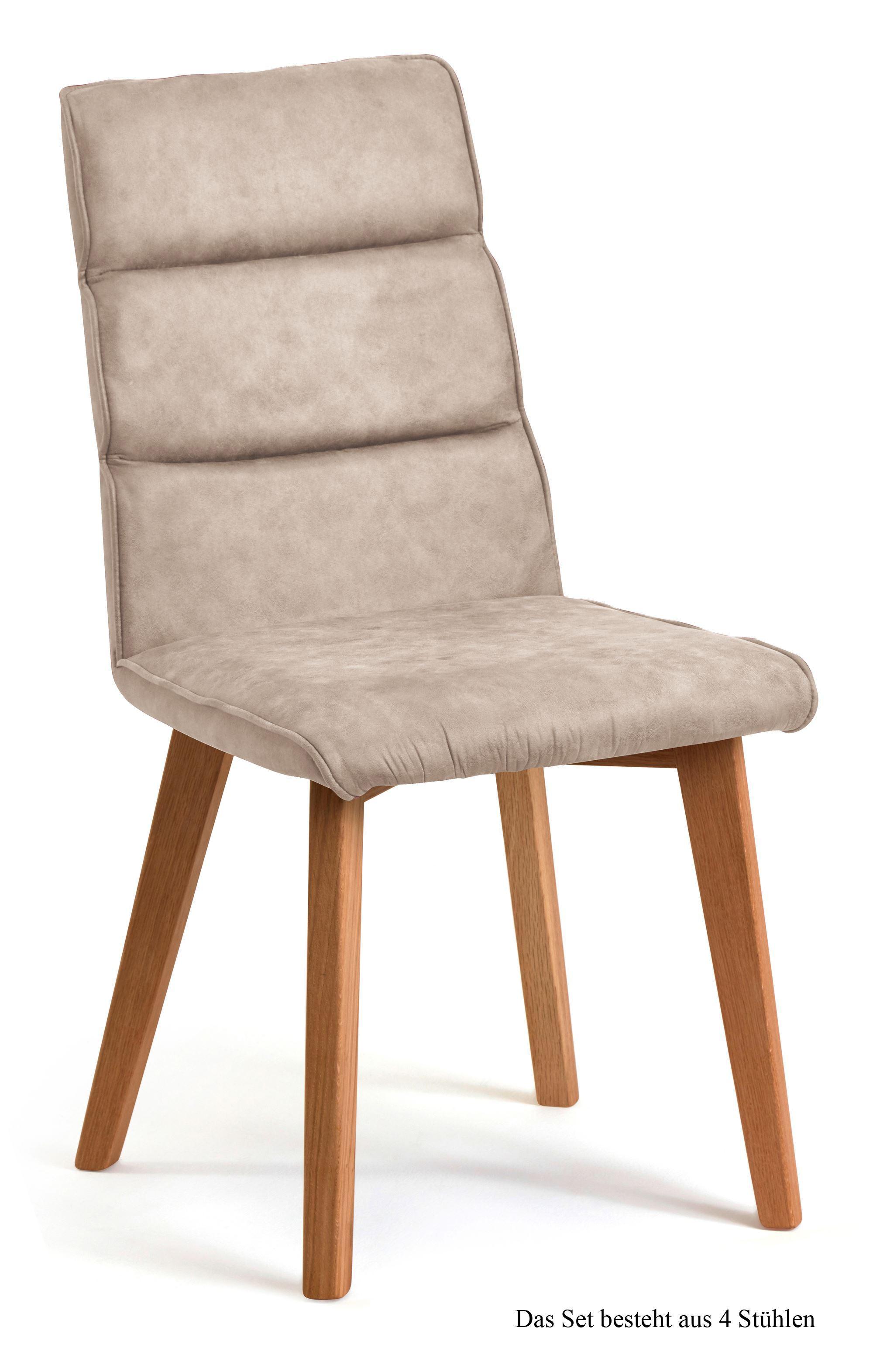 ESSZIMMERSTUHL (4er-Set) Darell 47x92x60 Eiche geölt/Natur - Eichefarben/Naturfarben, Kunststoff (60/92/47cm) - 58aufmkessel