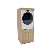 WASCHMASCHINENSCHRANK Bardolino 162/63/67cm - Beige, Holzwerkstoff (63/162/67cm) - CraftPAK