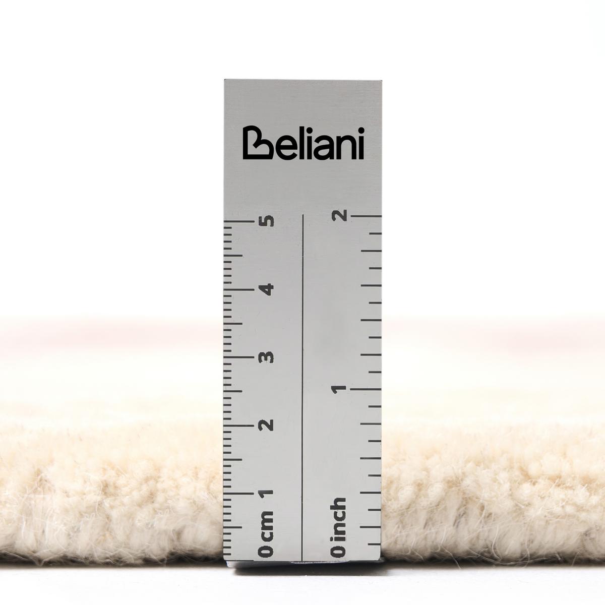 TEPPICH Beige 140 cm Wolle Manali - Beige, Textil (140/140cm) - Beliani