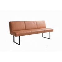ESSZIMMERBANK ELEEN Braun Leder - Braun, Leder (223/85/69cm) - KAWOLA