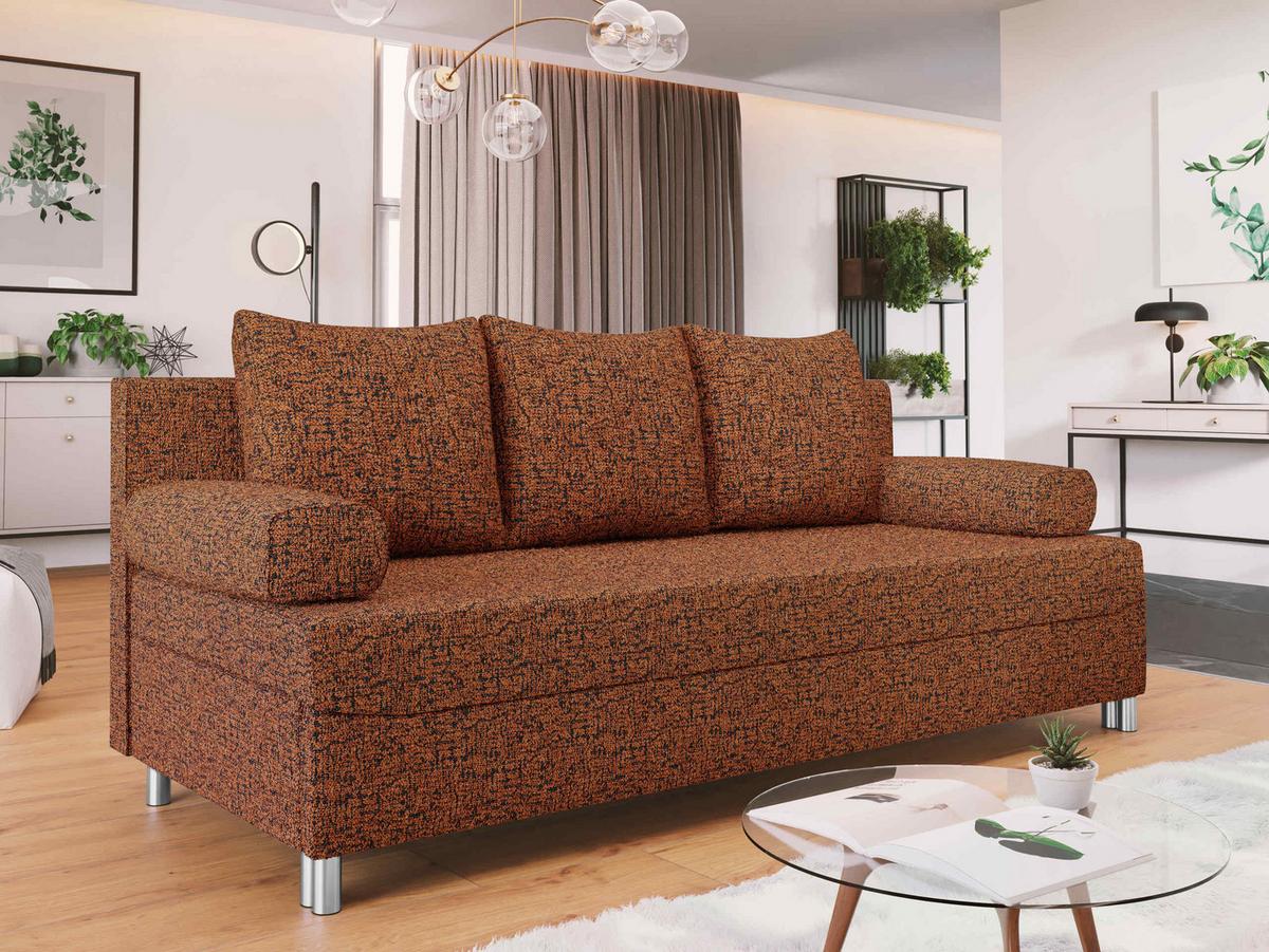SCHLAFSOFA Dover - Chromfarben/Bronzefarben, Holz/Kunststoff (192/86/80cm) - MIRJAN24