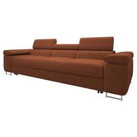 SCHLAFSOFA Torezio 3 Bis Cord - Braun, Holz/Textil (263/90/102cm) - MIRJAN24