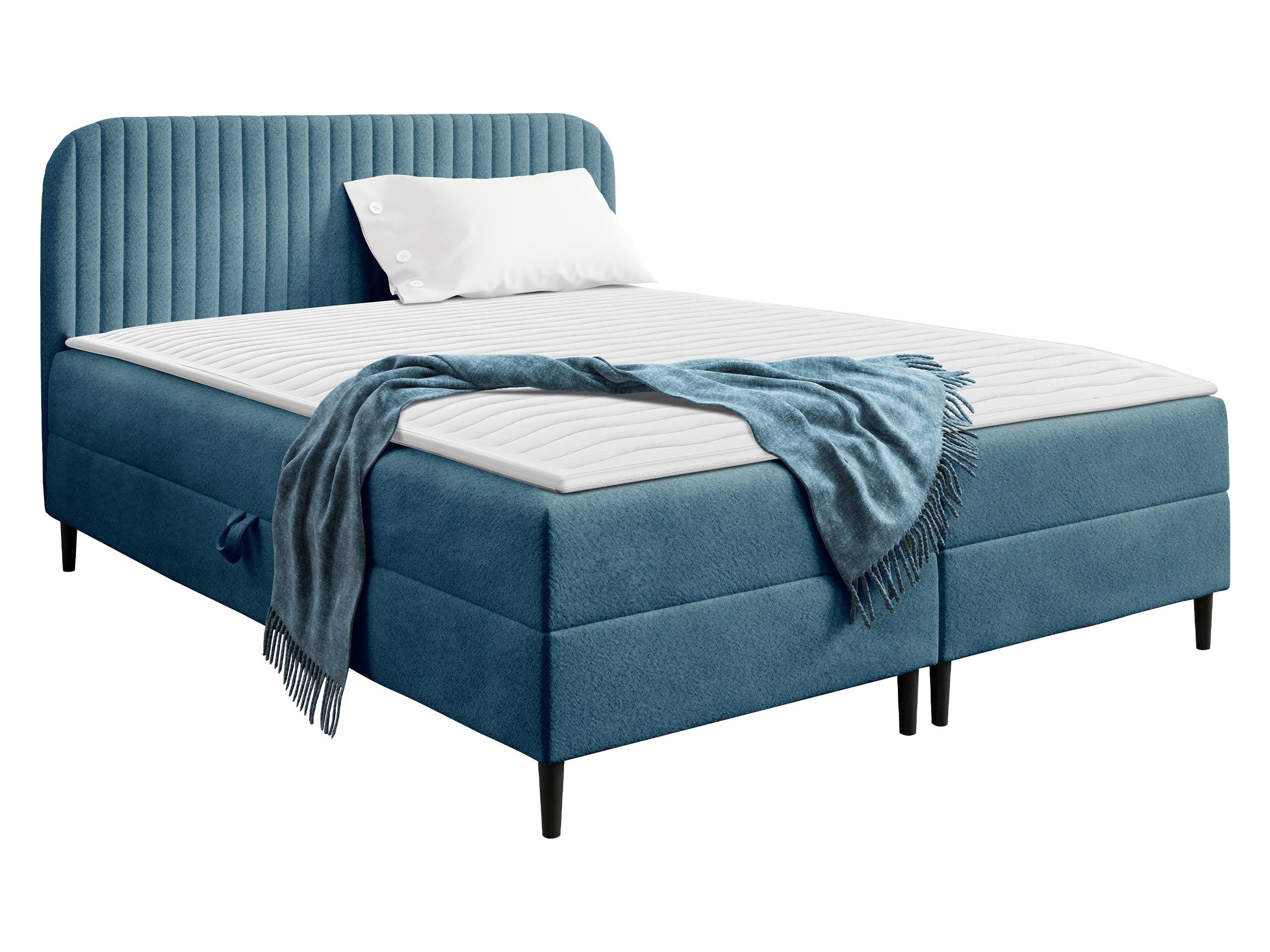 BOXBETT Box Best 1 - H3 - Blau/Schwarz, Holz/Holzwerkstoff (200/200cm) - MIRJAN24