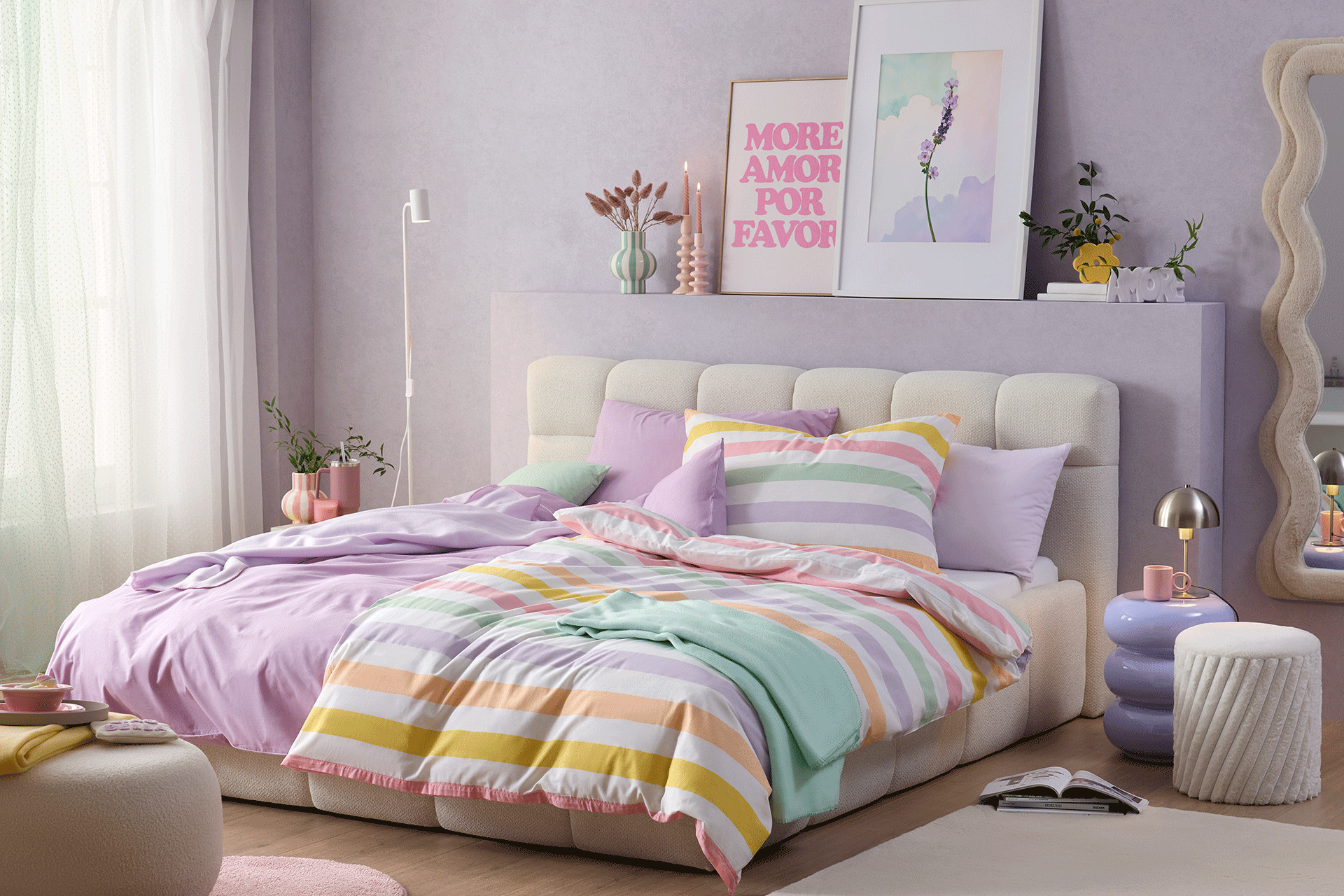 Candy Color Schlafzimmer