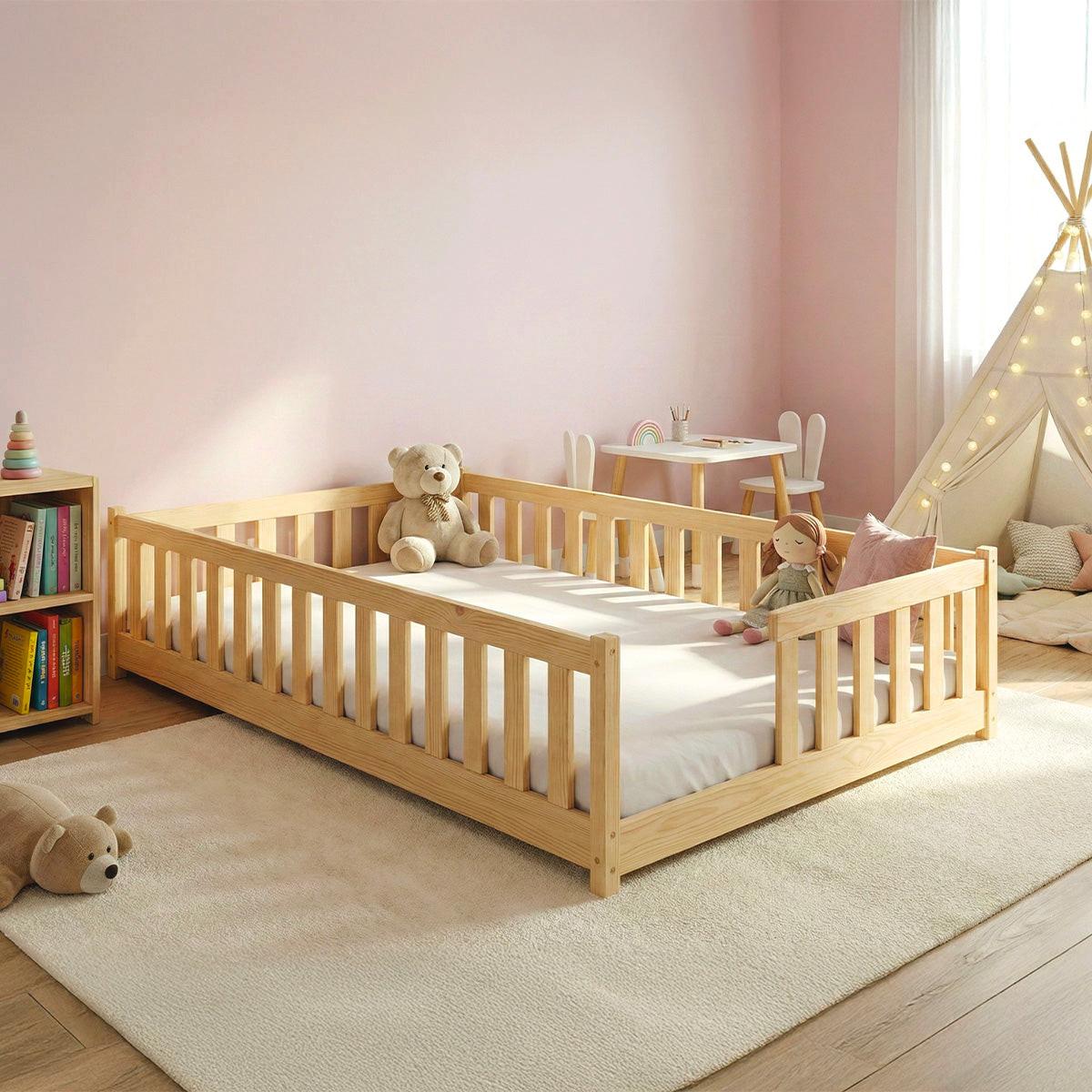 BETT 140/200 Théa Holz - Braun, Holz (140/200cm) - Petits-meubles