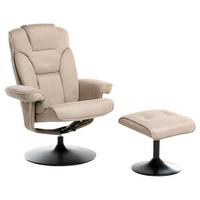 FERNSEHSESSEL Taupe Nyks - Taupe/Schwarz, Textil (87/98/81cm) - Beliani