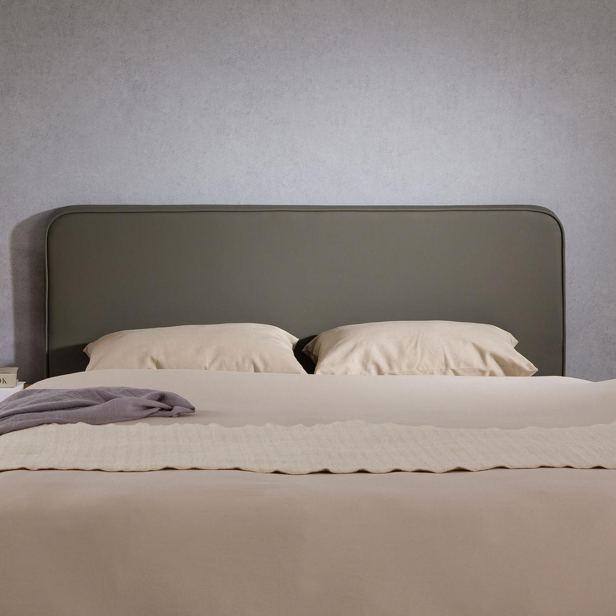 KOPFTEIL NAOFE 120x190 cm grau - Grau, Textil (120/68/6cm) - IDIMEX
