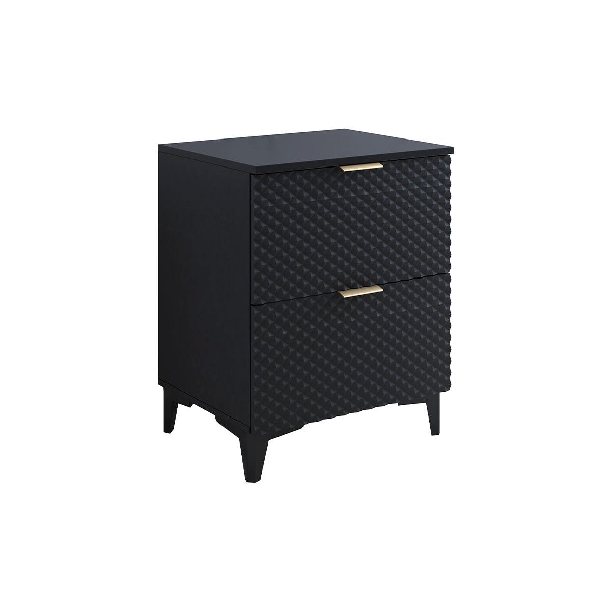 WASCHTISCHUNTERSCHRANK 60.4cm Cléa Schwarz - Schwarz, Holzwerkstoff (60.4/62.6/48.5cm) - Petits-meubles