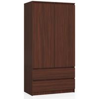 KLEIDERSCHRANK Dunkelbraun 180/90/51 - Dunkelbraun, Holzwerkstoff (90/180/51cm) - RAUMHIRSCH FURNITURE