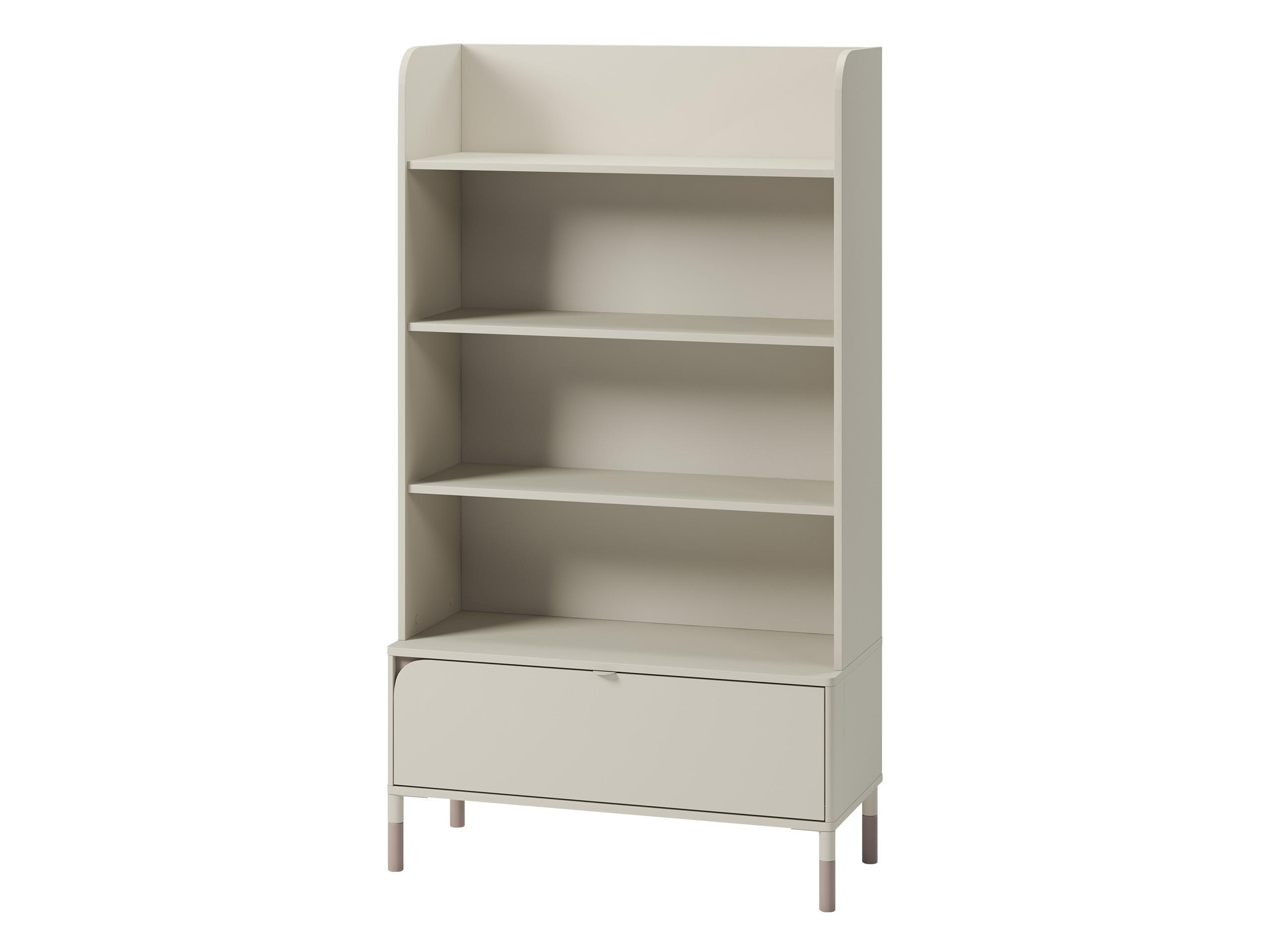 KINDERREGAL Harmony 1S HR02 - Kaschmir/Trüffeleichefarben, Holzwerkstoff/Kunststoff (89/159/40cm) - MIRJAN24
