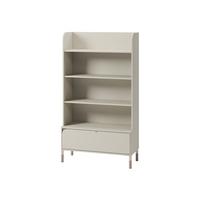KINDERREGAL Harmony 1S HR02 - Kaschmir/Trüffeleichefarben, Holzwerkstoff/Kunststoff (89/159/40cm) - MIRJAN24