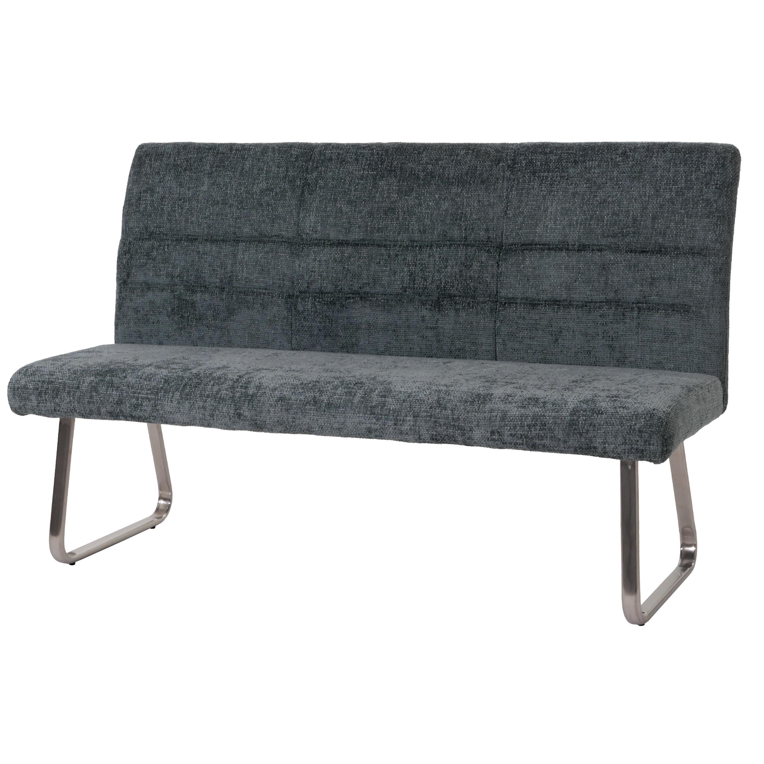 SITZBANK Blau - Blau, Textil (160/100/65cm) - MCW