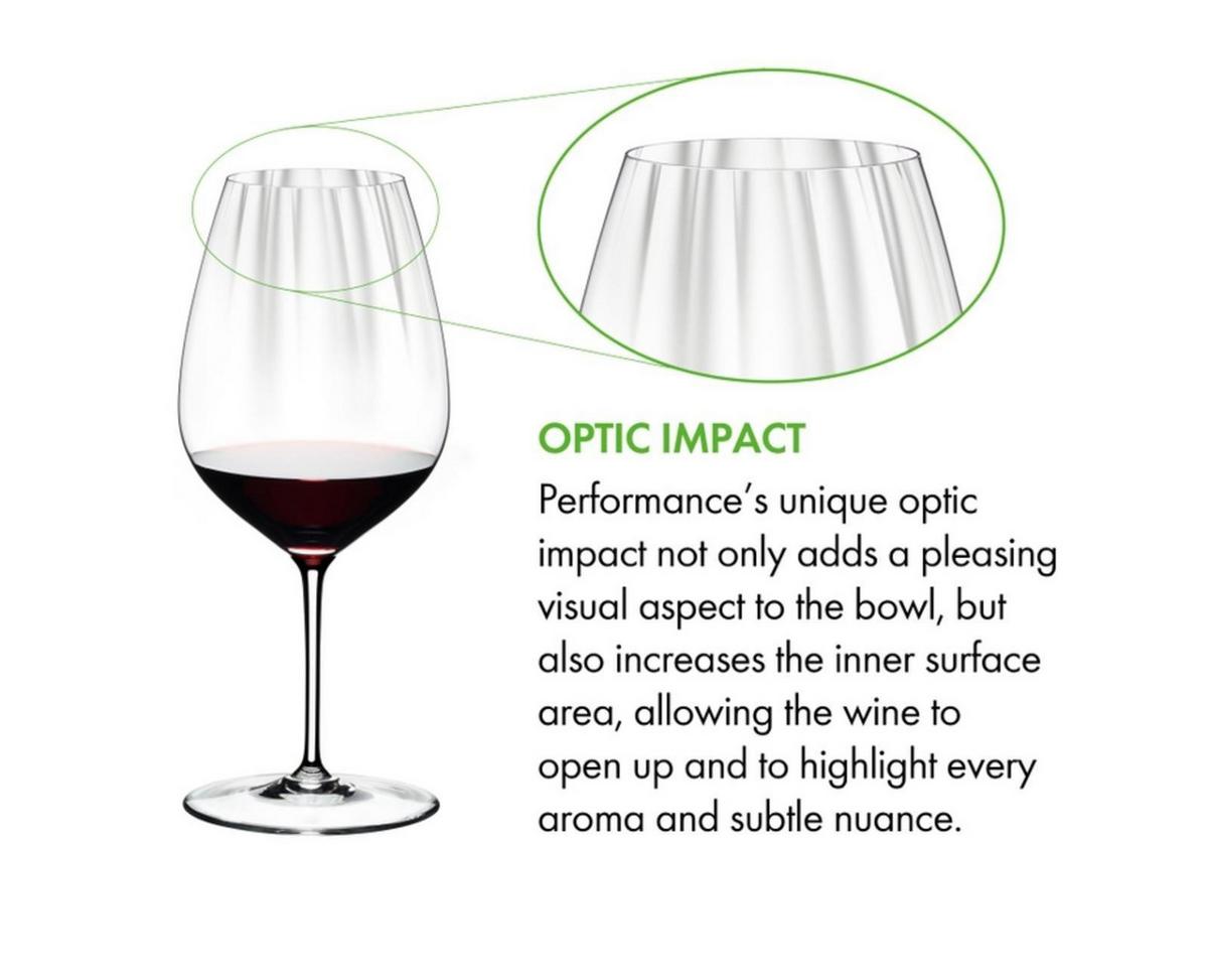 CABERNET / MERLOTGLÄSER Performance transparent 834 ml 4er Set - Transparent, Glas (0.834L) - Riedel