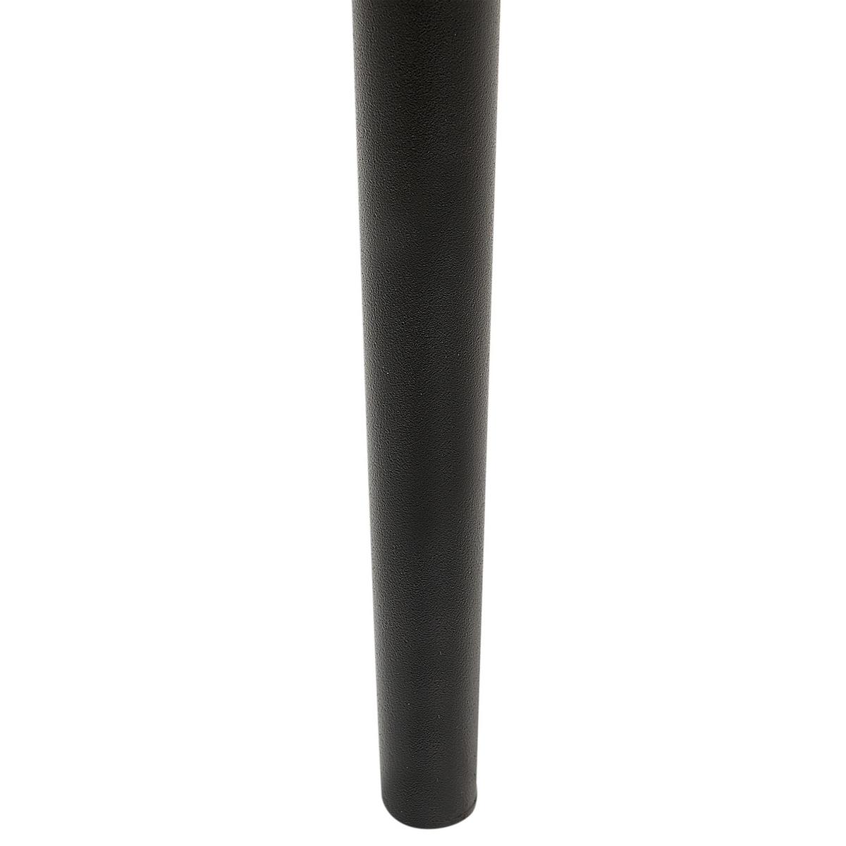 ESSZIMMERSTUHL 2er-Set Bouclé cremeweiß/schwarz Mason - Schwarz/Weiß, Textil (45/82/45cm) - Beliani