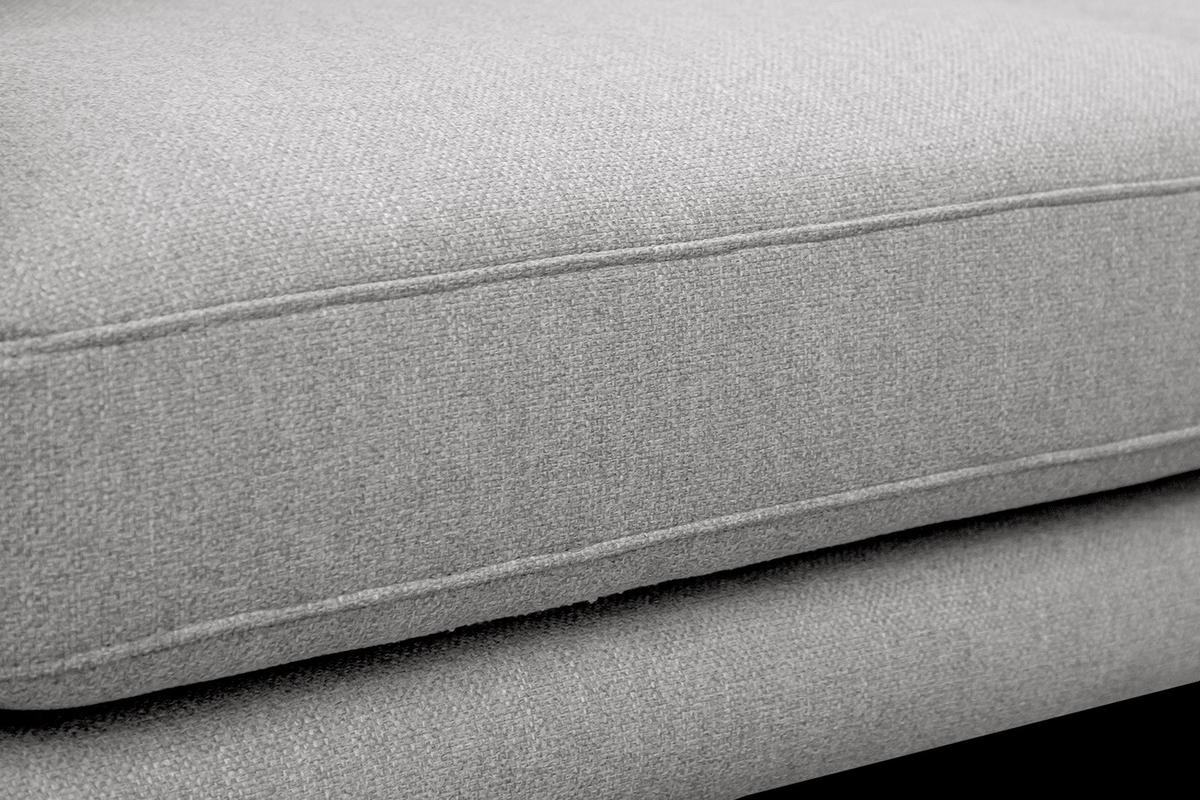 SOFA MEDIOLANE 2,5-Sitzer, hellgrau - Hellgrau, Holzwerkstoff/Textil (203/87/96cm) - Wozimo