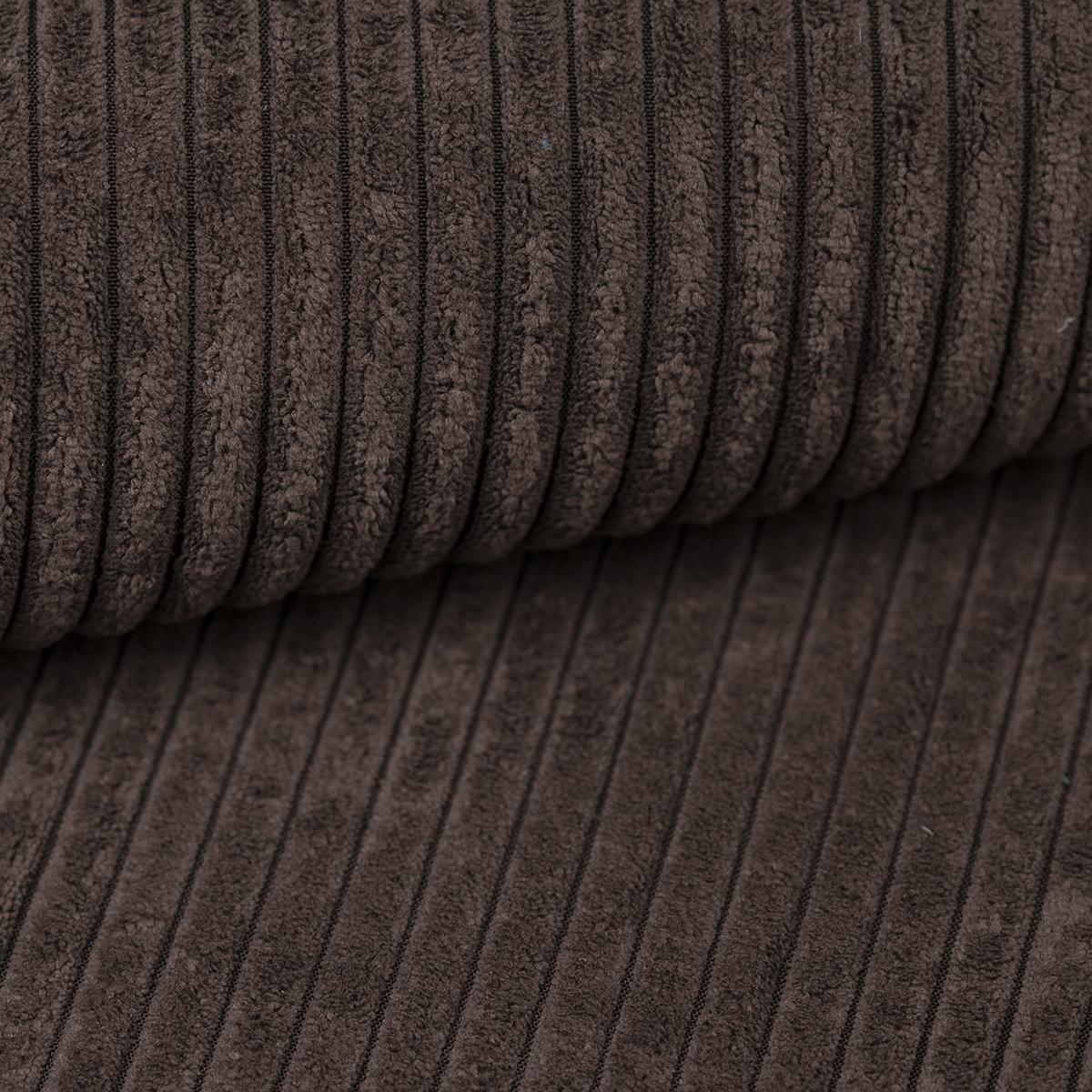 BETTSOFA MOSINE Braun Kordstoff mit Schlaffunktion - Braun, Textil (281/87/98cm) - MASSENO