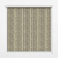 INNENROLLO - Fensterrollo - Rollo - 110x140 cm - Baumstämme - Braun, Kunststoff (110/140/0.5cm) - TULUP