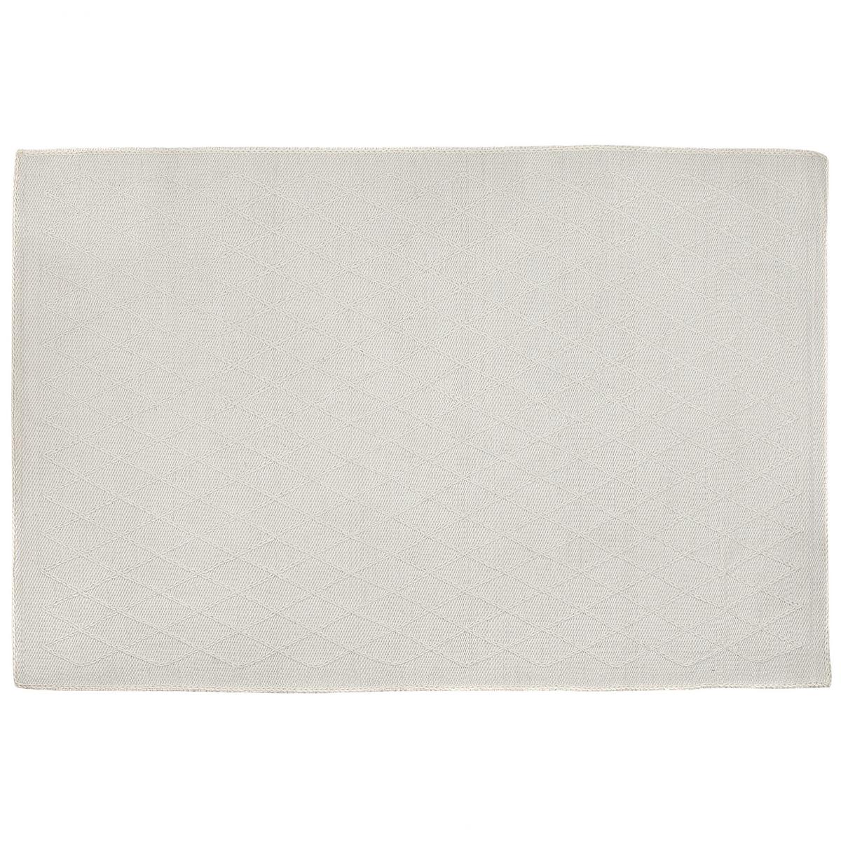 KURZFLOR-TEPPICH Erzin 230/160 cm - Weiß, Textil (160/230cm) - Beliani