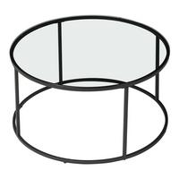 COUCHTISCH Kolari 45/80/80 cm - Klar, Metall (80/80/45cm) - [en.casa]