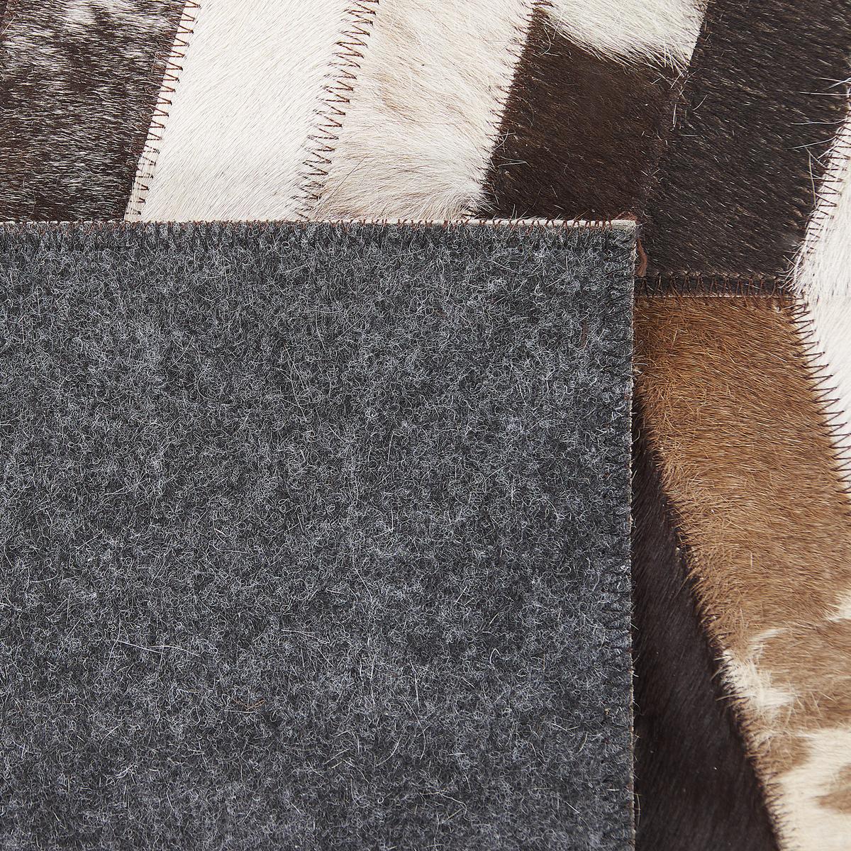 PATCHWORK-TEPPICH Akyele 230/160 cm - Multicolor, Fell (160/230cm) - Beliani