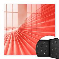SCHLÜSSELBOX Schwarz 30x30 cm- Türöffnung nach rechts - Die Energie der Farbe - Rot, Metall (30/30/5cm) - TULUP