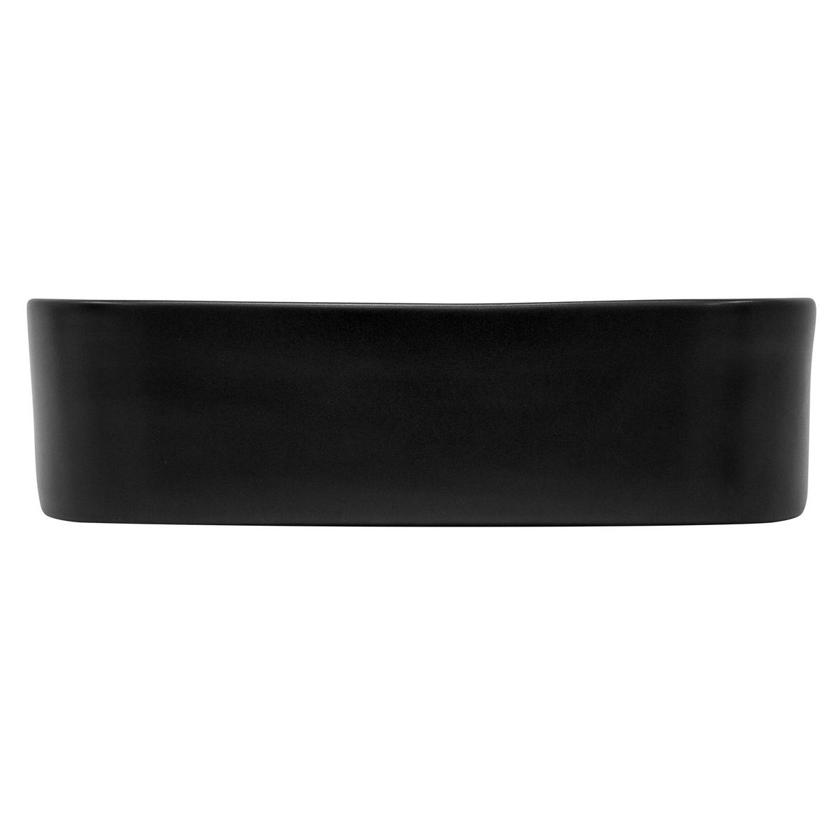 WASCHBECKEN - Schwarz, Keramik (43/12/43cm) - ML-DESIGN
