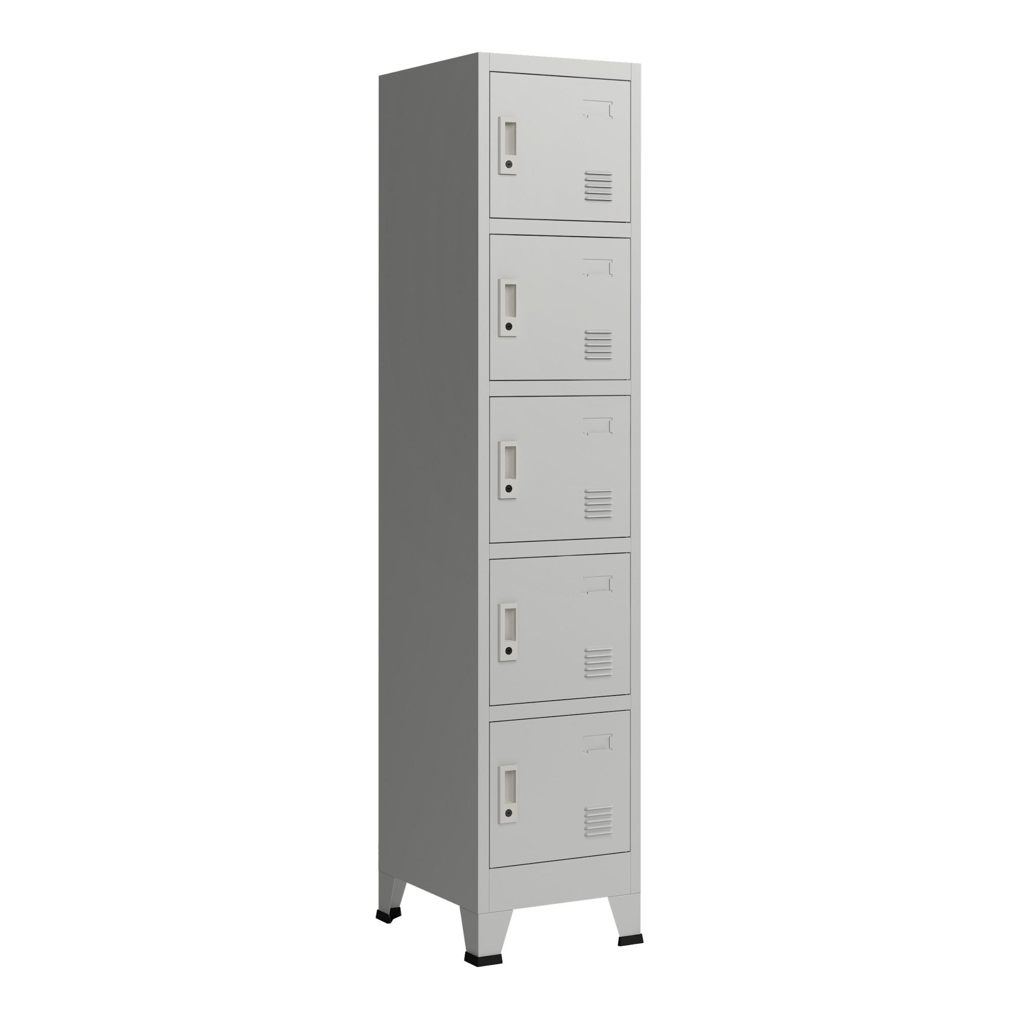 SPIND Joroinen - Grau, Metall (38/180/45cm) - [en.casa]