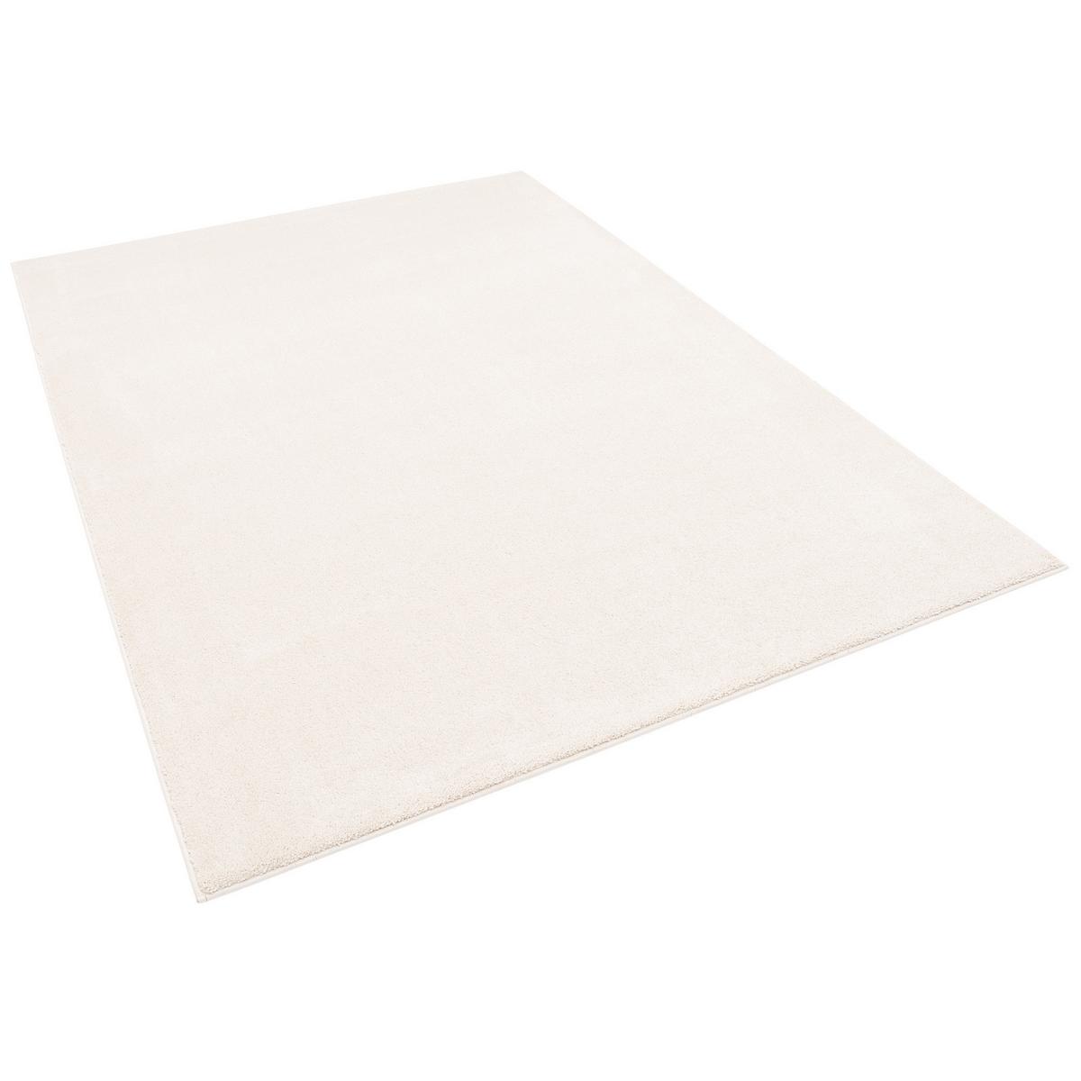 LUXUS SOFT-VELOURS TEPPICH VERONA - Creme, Textil (80/150cm) - Pergamon