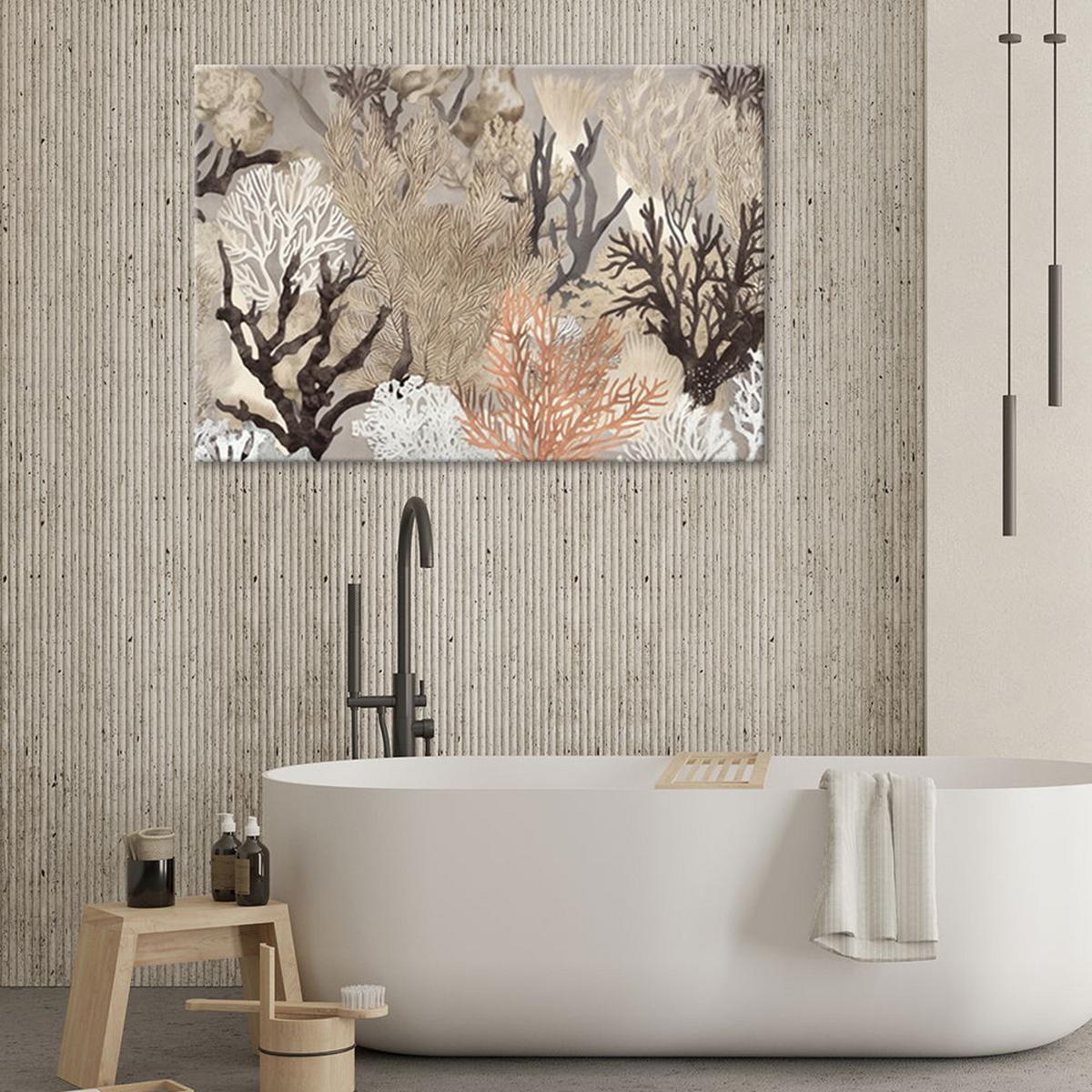KUNSTDRUCK Beige 60/40 cm - Beige, Textil (60/40cm) - KUNSTLOFT