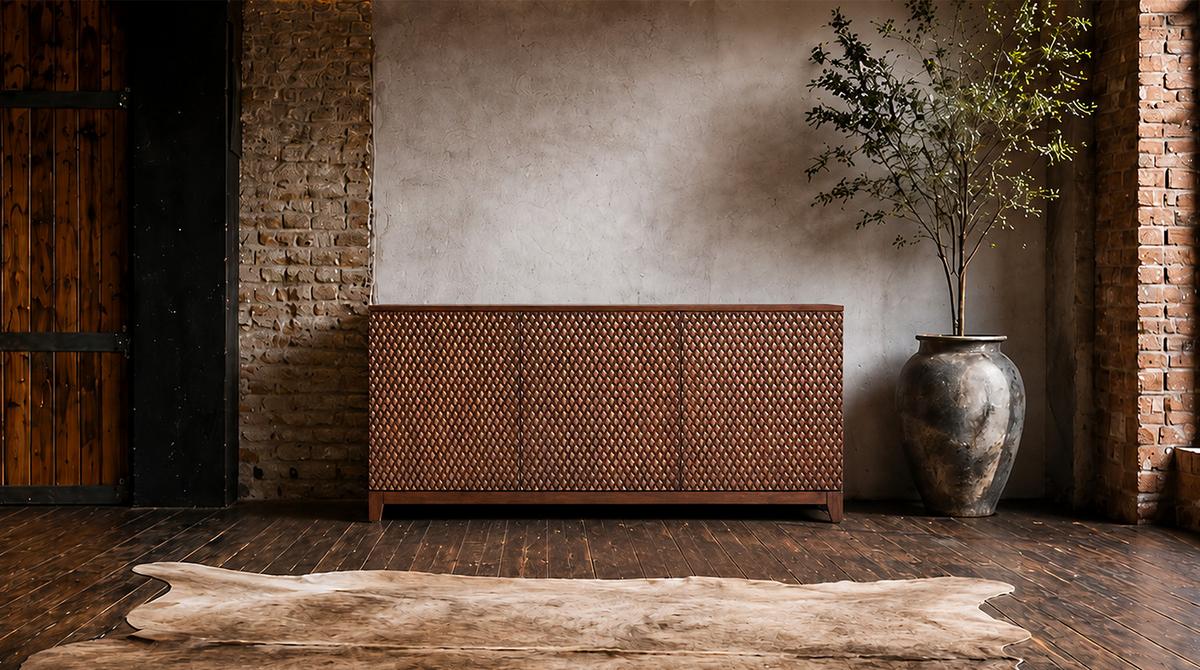 SIDEBOARD COPAS Braun Holz - Braun, Eichenholz/Holz (150/85/40cm) - KAWOLA