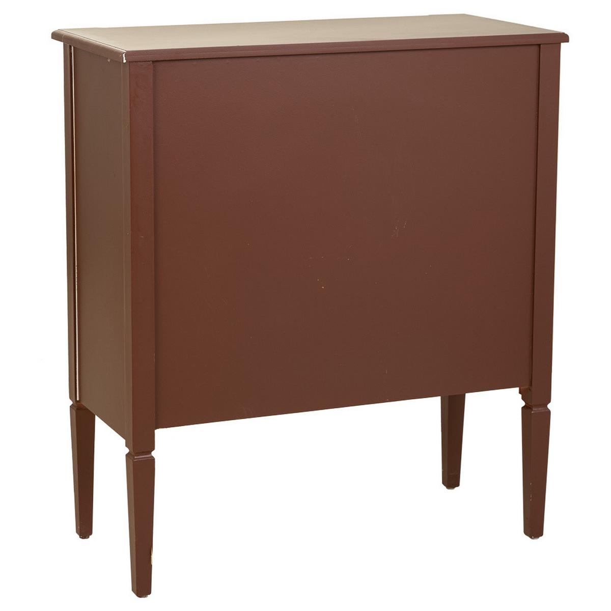 ANRICHTE aus Holz und Rattan braun, 80x38x90 cm - Braun, Holz (80/90/38cm) - Wanderlust