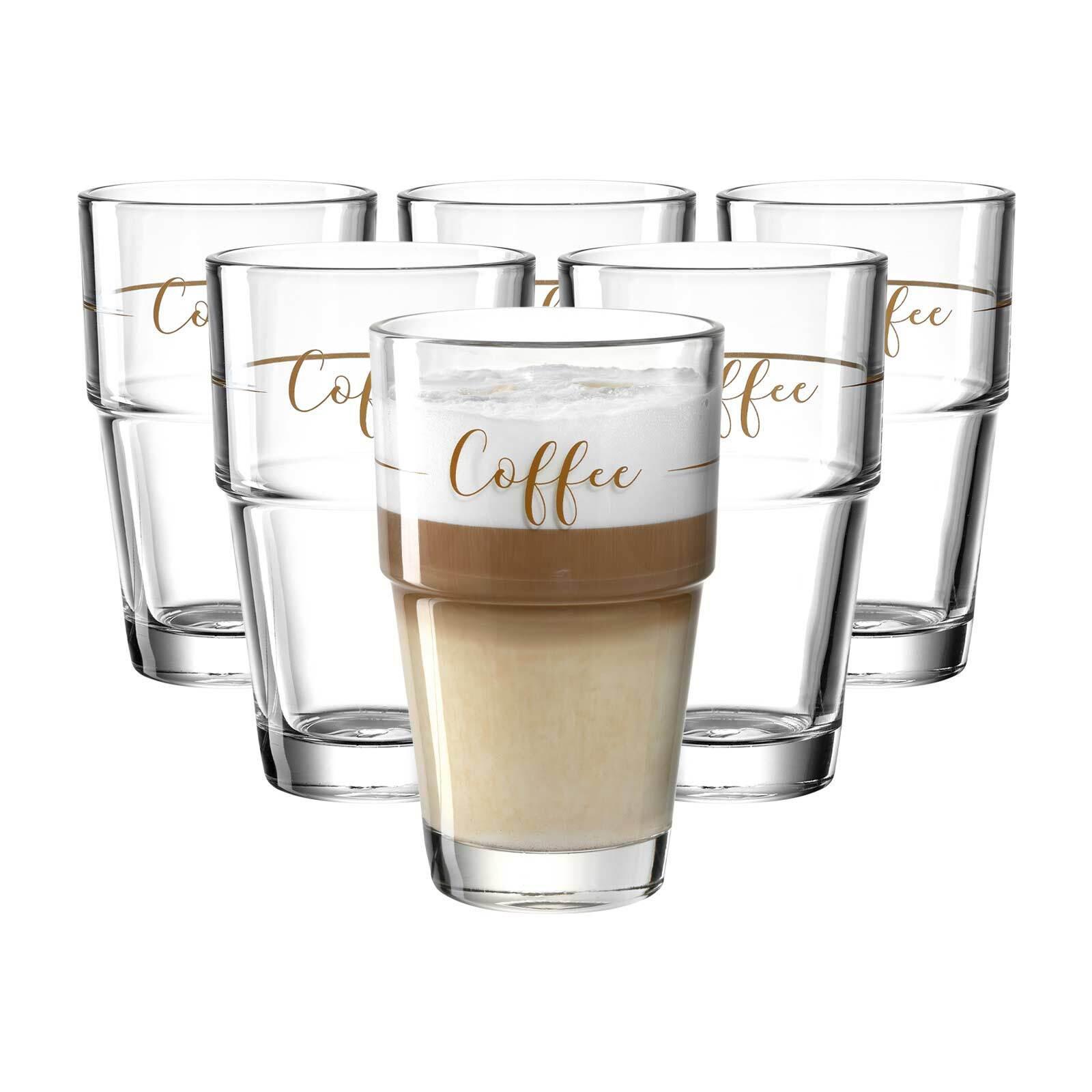 BECHER Solo transparent 410 ml 6er Set - Transparent, Glas (0.41L) - Leonardo Living