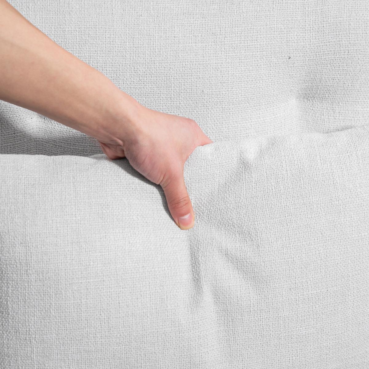 BÜROSTUHL Ergonomischer Schreibtischstuhl mit Lendenwirbelstütze, Fußstütze - Creme, Textil (68/122/70cm) - HOMCOM