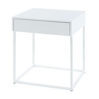 BEISTELLTISCH Rautjärvi - Weiß, Metall (41/43/50cm) - [en.casa]
