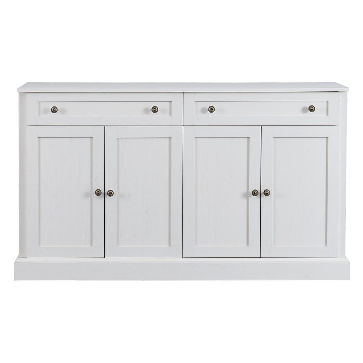 SIDEBOARD 150 cm in Antik Weiß - Creme, Holzwerkstoff (150/86/40cm) - Urban Meuble