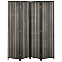 PARAVENT 4-teilig 180 x 180 cm, Braun - Braun, Holzwerkstoff (1.9/180/1.9cm) - HOMCOM