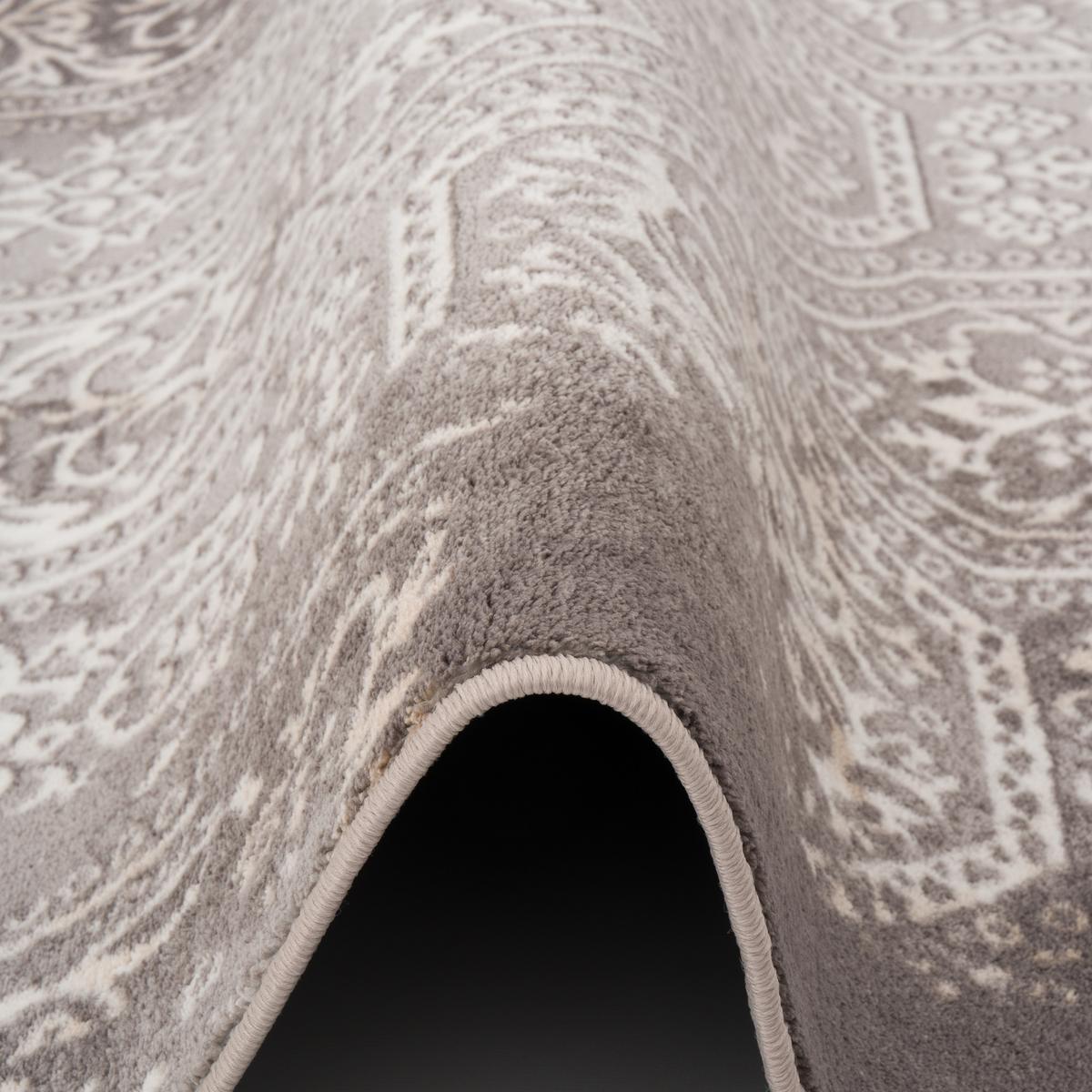 DESIGNER TEPPICH TAWIRA VINTAGE KLASSIK - Silberfarben, Textil (80/160cm) - Pergamon