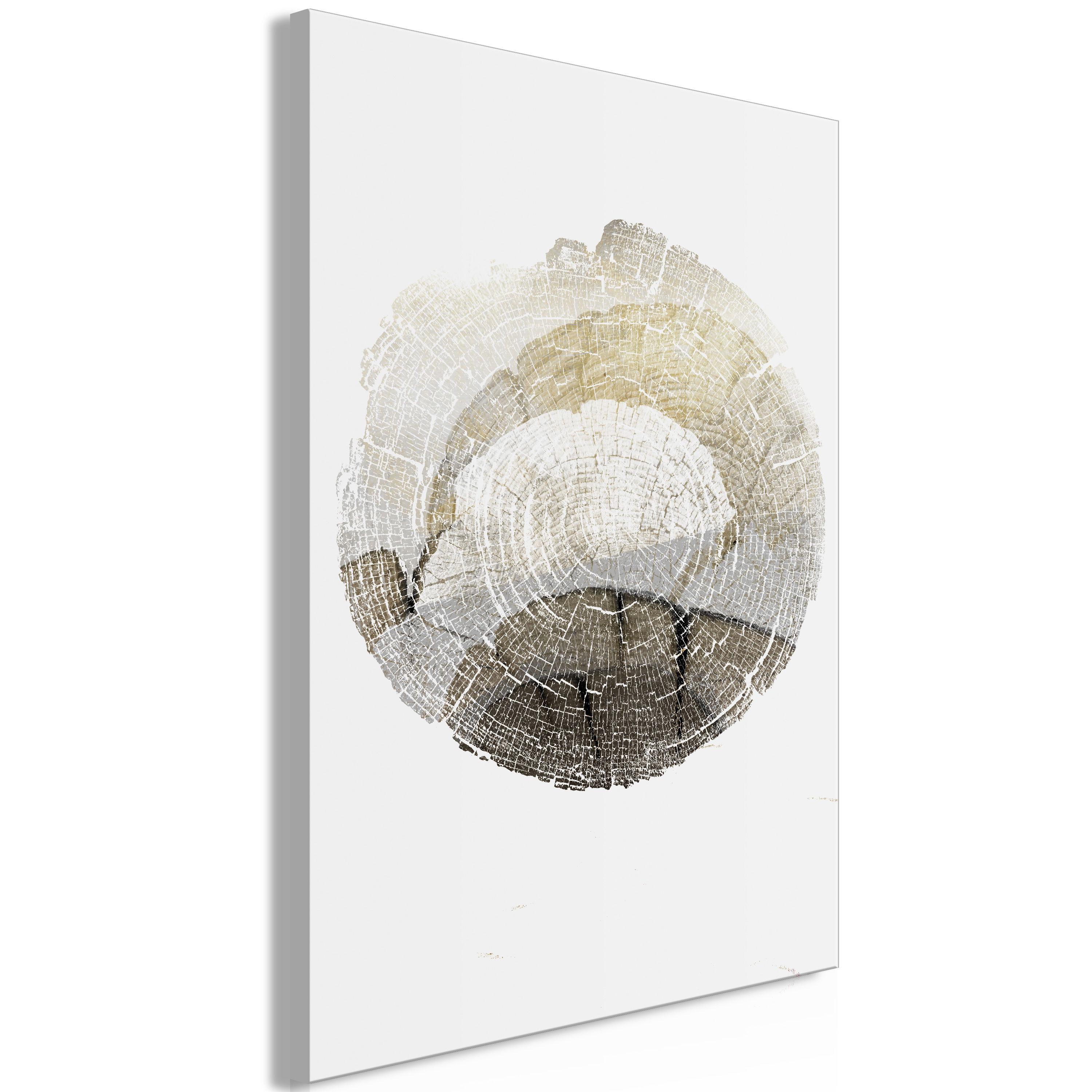 KUNSTDRUCK Grau 40/60 cm - Beige/Grau, Textil (40/60cm) - KUNSTLOFT