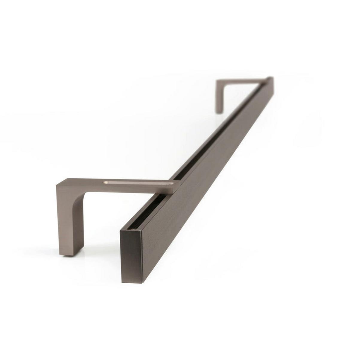 GARDINENSCHIENE 1-lauf Loft 100cm - Silberfarben, Metall (100cm) - Deco-Raum