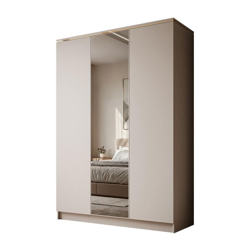 KLEIDERSCHRANK AURORA KASCHMIR 3D - Kaschmir, Holzwerkstoff (150/213/55cm) - Lookway