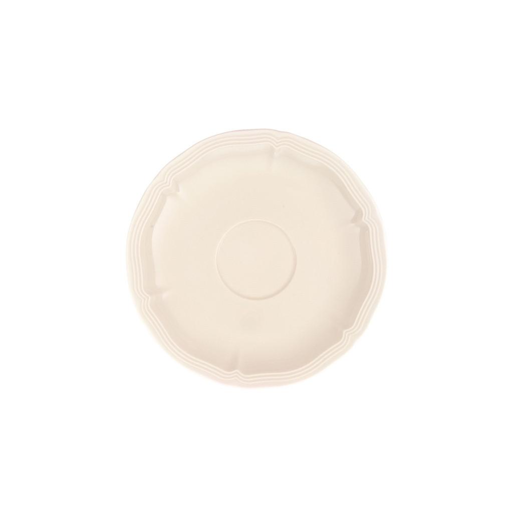 KAFFEE-/TEEUNTERTASSE Manoir weiß ø 14,5 cm - Weiß, Keramik (14.5cm) - Villeroy & Boch