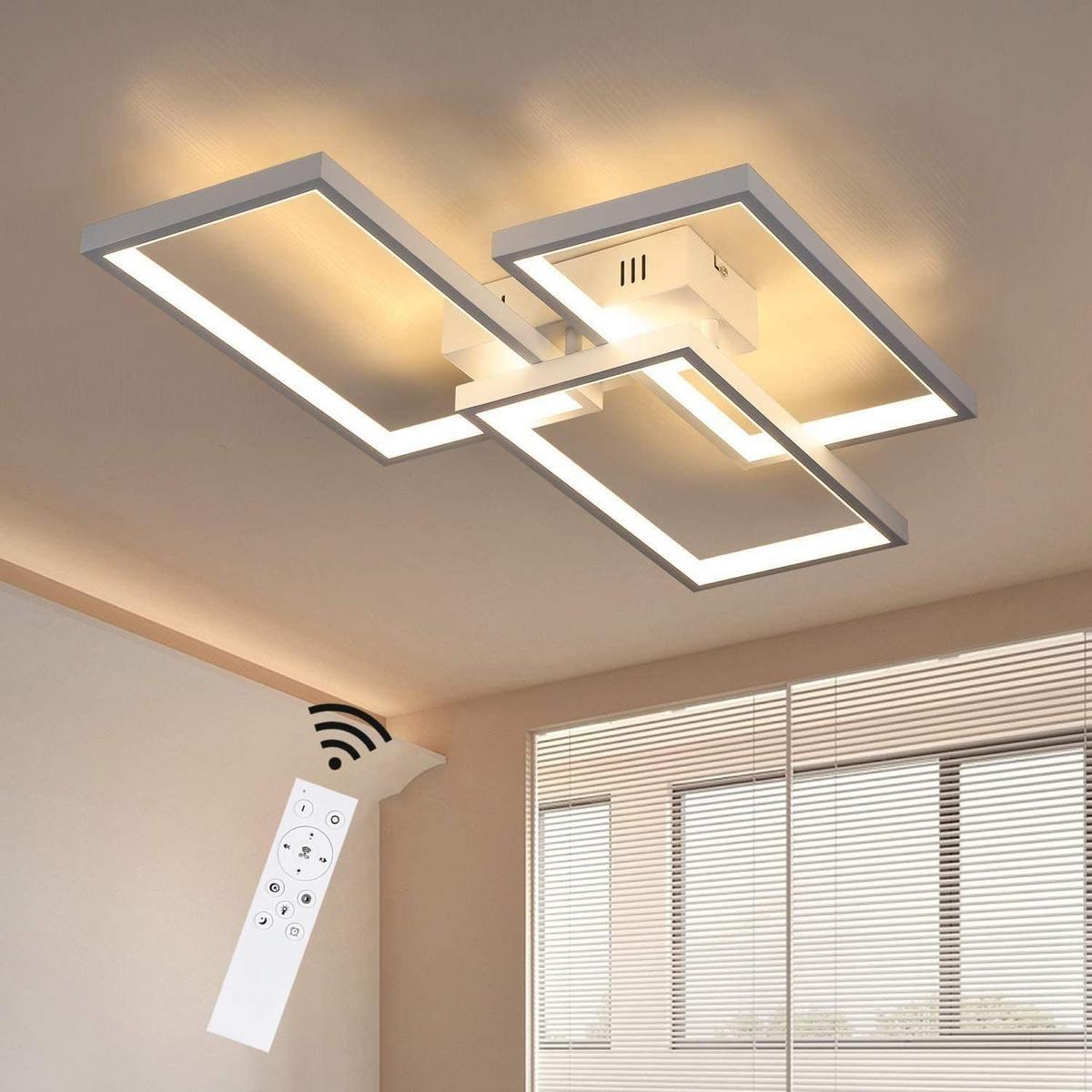 LED-DECKENLEUCHTE Irmgard 60/40/8.5 cm - Weiß, Metall (60/40/8.5cm) - Nettlife