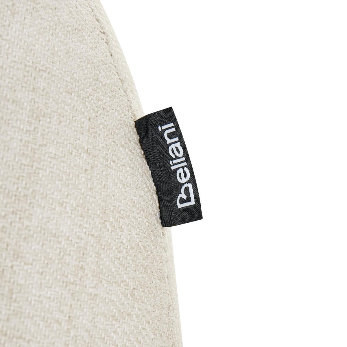 SESSEL Stoff Cremeweiß Lovberg - Creme, Kunststoff/Textil (71/74/80cm) - Beliani