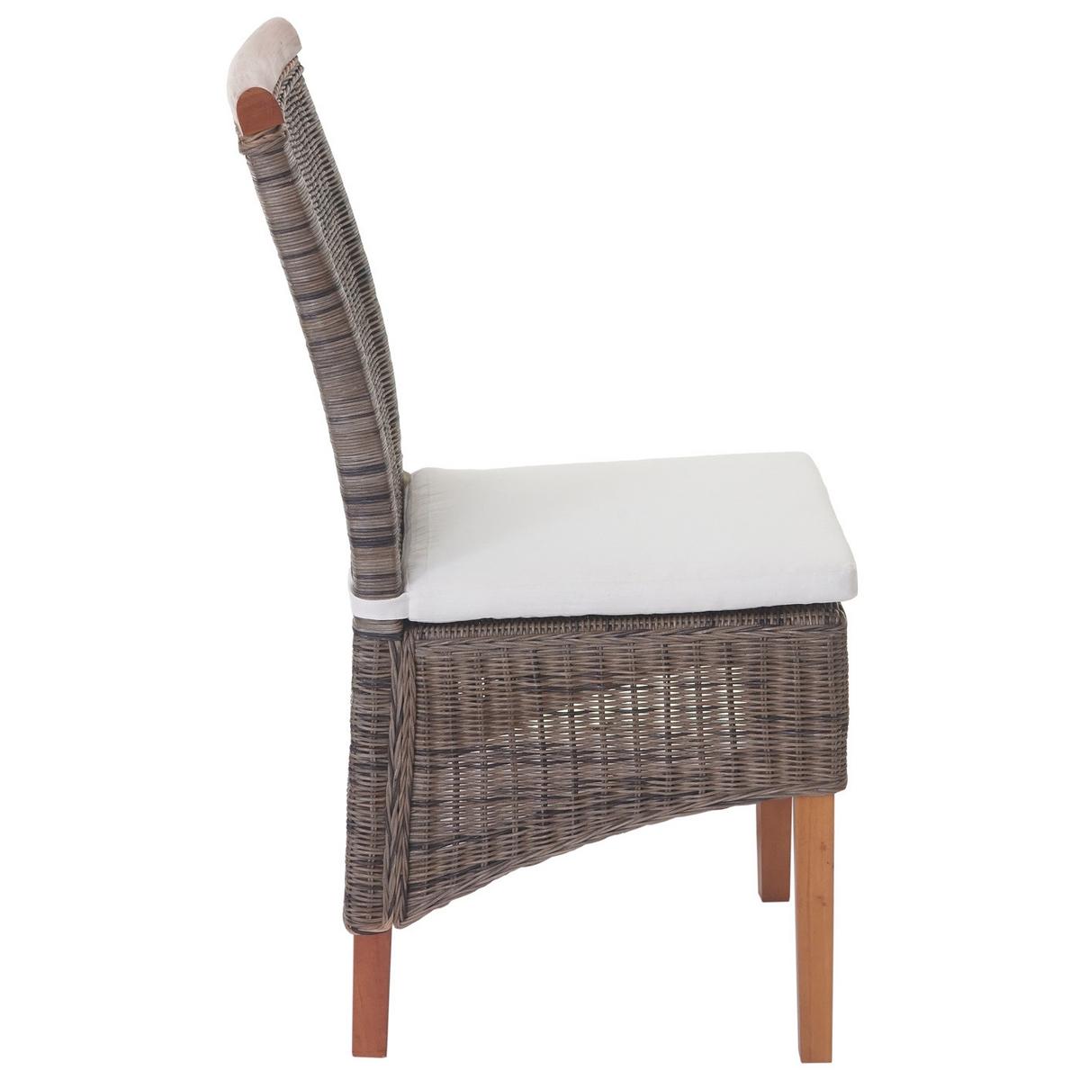 ESSZIMMERSTUHL Braun 2er-Set - Graubraun/Braun, Holz (46/97/59cm) - MCW