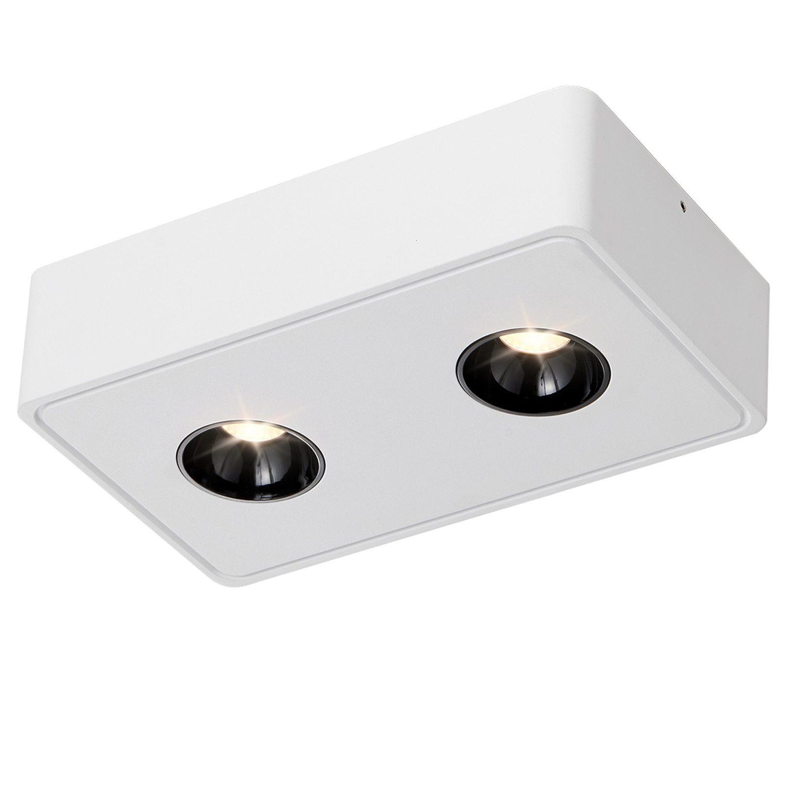 LED-DECKENLEUCHTE Traum 23/14/6 cm - Weiß, Metall (23/14/6cm) - Nettlife