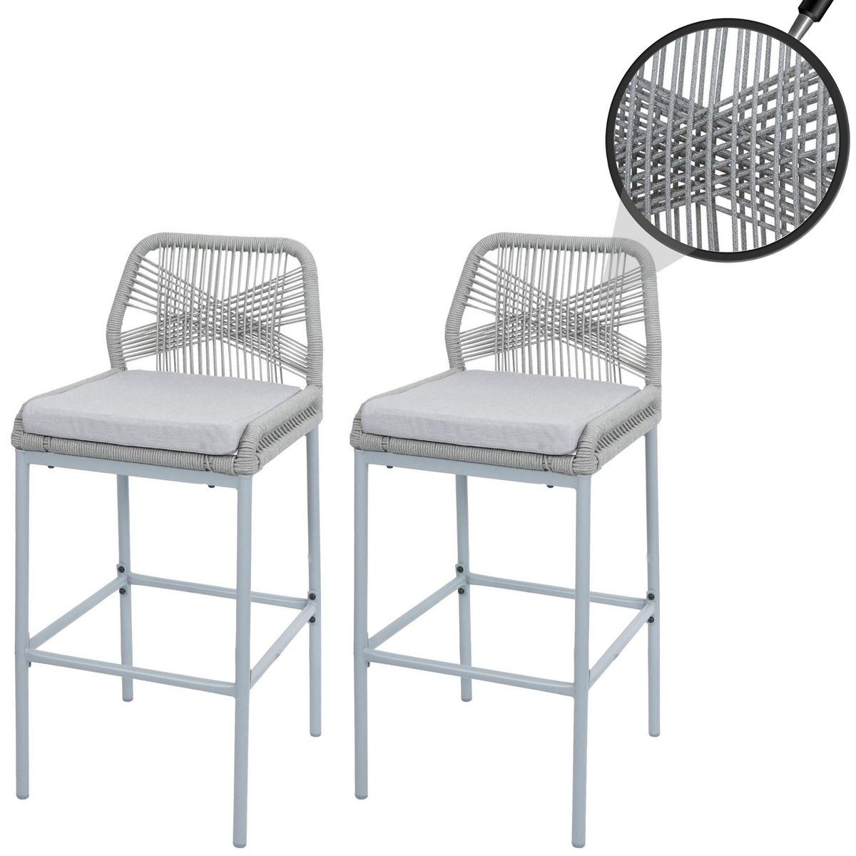 BARHOCKER Hellgrau - Hellgrau, Metall (45/101/52cm) - MCW