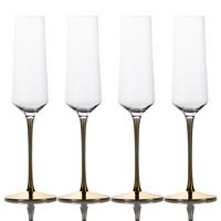 SEKTGLAS SET 200 ml (4-tlg) - Transparent, Glas (0.2L) - Intirilife