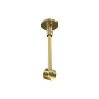 DECKENTRÄGER FÜR GARDINENSTANGEN 20 mm Ø, Sonette 1-läufig, Messing-Optik - Messingfarben, Metall (4.3/14.2/4.3cm) - INTERDECO