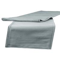 TISCHLÄUFER Samt&Sonders stein-grau 140/40 cm - Grau, Textil (40/140cm) - beties Heimtextil